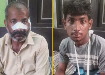 पीड़ित कफील अहमद और उनके पुत्र