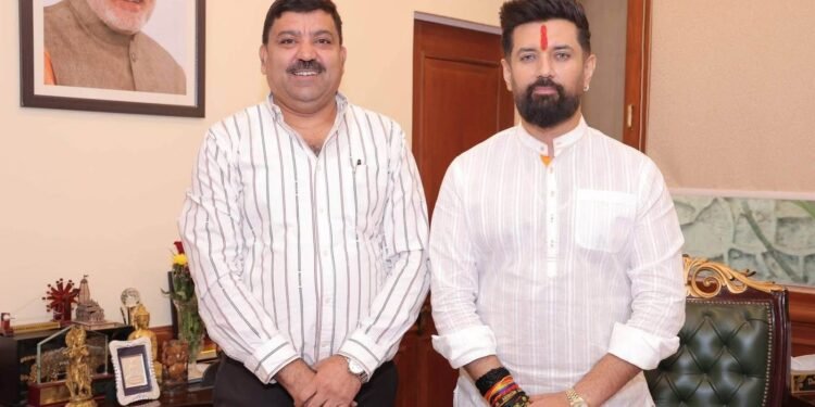 कुँवर आसिम ख़ान बने लोक जनशक्ति पार्टी (रामविलास) के राष्ट्रीय उपाध्यक्ष।