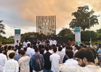 हैदराबाद: MANUU में AUSF का विरोध मार्च, इस्लामोफोबिया के खिलाफ उठाई आवाज।